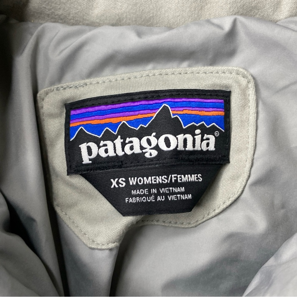 PATAGONIA Women’s XS X Small Radalie Parka Long Insulated Puffer Jacket Silver - Picture 2 of 6